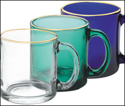 13 oz. Glass Mugs