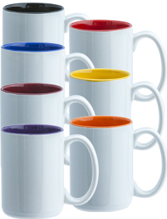 15 oz. El Grande Two-Tone Ceramic Mugs