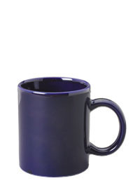 11 oz c-handle coffee mug - cobalt blue