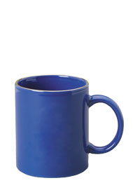 11 oz c-handle coffee mug - midnight blue