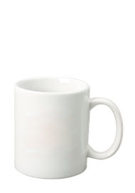 11 oz porcelain mug - white