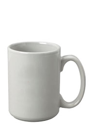 15 oz el grande ceramic mug - light gray