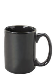 15 oz el grande ceramic mug - black