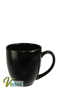 15 oz cancun bistro coffee mug - Black - Vitrified