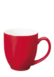 15 oz bistro coffee mug - red out