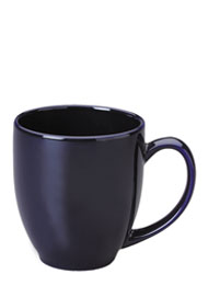 15 oz bistro coffee mug - cobalt blue