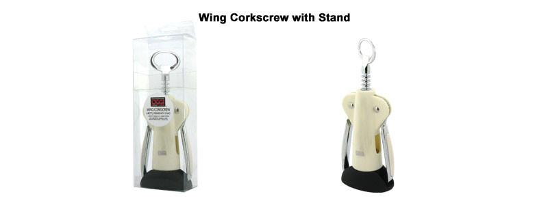 wing corkscrew with stand