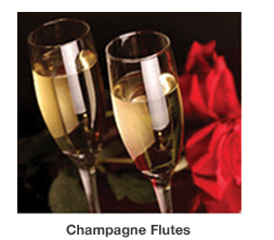 champagne flutes
