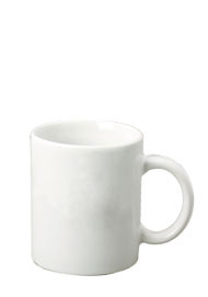 11 oz c-handle coffee mug - white