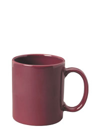 11 oz c-handle coffee mug - maroon