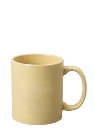11 oz c-handle coffee mug - sand