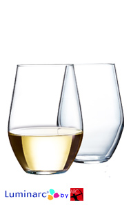 11.5 oz Concerto stemless wine glasses MADE IN USA