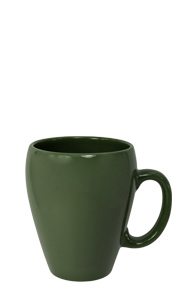 11 oz Olive Green Toronto Bistro Ceramic Coffee Mug