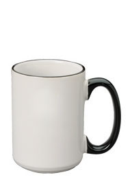 15 oz halo el grande mug - black handle