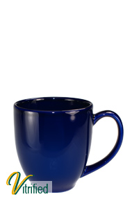 15 oz cancun bistro coffee mug - Cobalt Blue - Vitrified