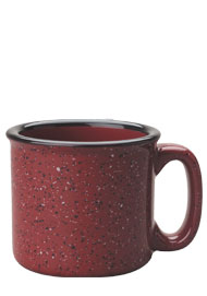 15 oz campfire stoneware mug - maroon