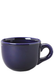 16 oz cappuccino soup mug - cobalt blue