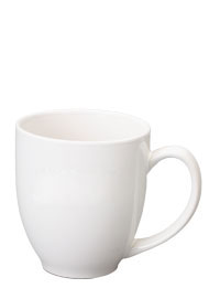 15 oz bistro coffee mug - white