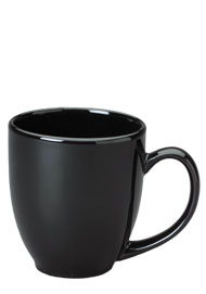 15 oz bistro coffee mug - black