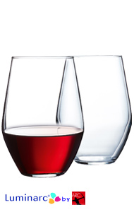 19 oz Concerto stemless wine glass MADE IN USA