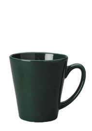 12 oz tulsa latte mug - green