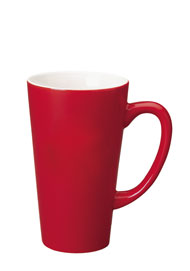16 oz topeka latte mug - red out