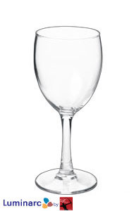8.5 ounces nuance clear stem wine glass MADE IN USA