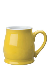 15 oz lemon yellow spokane mug coffee cup
