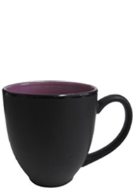 15 oz hilo bistro matte black out/gloss lilac in