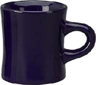 10 oz diner mug - cobalt - vitrified