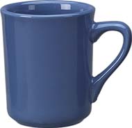 8 1/2 oz   toledo mug, light blue - vitrified