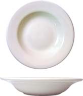 13 oz dover porcelain rolled edge deep rim soup bowl