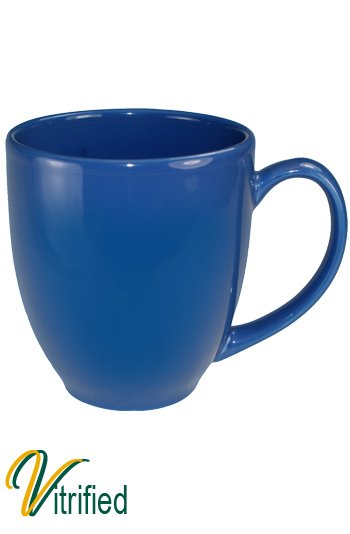 15 oz cancun bistro coffee mug - Ocean Blue - Vitrified