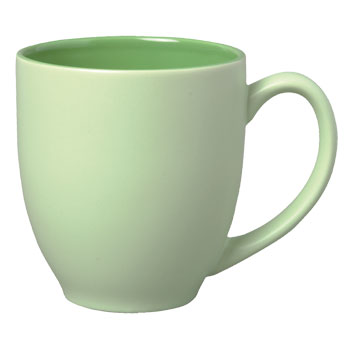 15 oz bistro matte sorbet mug  - green