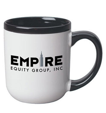 16 oz white out-black in vegas mug