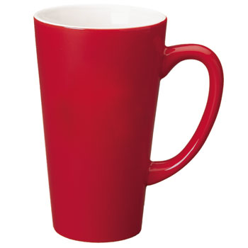 16 oz topeka latte mug - red out [42184] : Splendids Dinnerware, Wholesale  Dinnerware and Glassware for Restaurant and Home