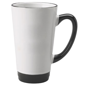 16 oz topeka latte mug - black [42189] : Splendids Dinnerware, Wholesale  Dinnerware and Glassware for Restaurant and Home