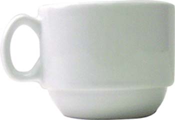 9 oz bristol fine porcelain stackable cup
